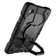 Противоударный чехол Shockprof Hybrid 360° Stand на Samsung Galaxy Tab A11 8.7" (LTE 4G SM-X135 / Wi-Fi SM-X130) Чёрный - изображение 8