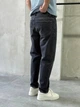 Мужские джинсы Difransel Slim Crop Fit 36 черные с потертостями - изображение 4