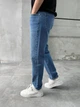 Мужские джинсы Difransel Slim Crop Fit 30 светло-синие - изображение 4