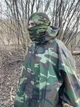 Тактичний дощовик чоловічий для військових пончо від дощу камуфляжний плащ накидка універсальний для чоловіків - зображення 5