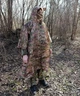 Дождевик тактический маскировчный для военных охотников разведчиков пончо плащ от дождя накидка камуфляжная мультикам универсальный размер - изображение 3
