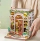 Румбокс Бук Нук Book Nook «Квітковий будиночок» Створення Книжкового Куточка 3D конструктор DIY DollHouse мініатюрний ляльковий будинок з підсвіткою 18×16×15,5 см (BAA23) - зображення 5