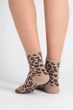 Жіночі шкарпетки з анімалістичним принтом Giulia WS2 FASHION 2503 36/40 Beige-piel, повсякденні без резинки, з леопардовим принтом - зображення 5