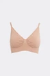 Жіночий топ із функцією бюстгальтера Giulia BRA DOUBLE SHAPEWEAR L/XL Beige-nude, з моделюючим ефектом, безшовний топ бра - зображення 2