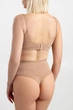 Жіночий топ із функцією бюстгальтера Giulia BRA DOUBLE SHAPEWEAR L/XL Beige-nude, з моделюючим ефектом, безшовний топ бра - зображення 4
