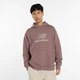 Мужское коричневое худи New Balance Athletics FT Logo 46 (S) (MT51512EAS) - изображение 1