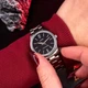 Женские классические часы Casio LTP-V005D-1B серебристые с чёрным циферблатом - изображение 3