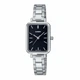 Жіночий класичний годинник Casio LTP-V009D-1E сріблястий з чорним циферблатом - зображення 1
