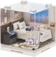 Конструктор-румбокс Mini House Интерьер Мини Гостиничный номер (8038) (6900007616072) - изображение 2