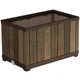 Горщик для квітів Keter Deco rectangle planter Walnut 261034 - изображение 1