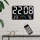 Часы Deepfox GH-9008 LED цифровые электронные настенные/настольные Будильник Дата Температура Влажность 25х17см белый - изображение 1