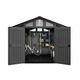 Садовий пластиковий будиночок Keter Stronghold Shed 10x8 Grey 260742 - изображение 3