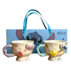 Стильный набор керамических чашек Disney Lilo and Stitch (Ангел и Стич) 2 шт х 350 мл - изображение 1