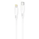 Кабель Proove Simple Silicone Type-C to Lightning 27W (1m) white - изображение 1