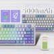 Бездротова ігрова механічна клавітура Attack shark x85 White countur gradient 75%, Hot-Swap, RGB, 2.4GHz/Bluetooth/USB - изображение 12