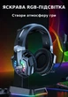 Ігрові бездротові навушники Onikuma B15I з мікрофоном і RGB-підсвічуванням, Bluetooth 5.3 + 2.4G + USB-TypeC, для ПК, PS4, PS5, телефону Black - зображення 6