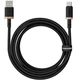 Кабель зарядки Baseus P10377802U01-02 Dura Series (60W) (2M) USB to Type-C адаптер швидкої зарядки для мобільних гаджетів Чорний-Золотий - изображение 1