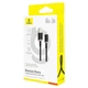 Кабель зарядки Baseus P10377802U01-02 Dura Series (60W) (2M) USB to Type-C адаптер швидкої зарядки для мобільних гаджетів Чорний-Золотий - изображение 2