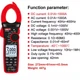 Цифровые струйные клещи UNI-T UT208B - изображение 3