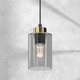 Світильник підвісний CHIC 1xE27, чорний/золотий, метал/пластик/скло, MILAGRO LIGHTING - изображение 3