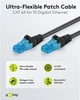 Патч-корд Goobay RJ45 UTP6a 0.25m patch Ultra Flexi PoE+ LS0H-TPE чорний(75.07.9174) - зображення 4
