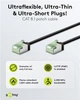Патч-корд Goobay RJ45 FTP8.1 0.25m patch Slim Ultra Flexi PoE+ Cu чорний(75.07.4351) - изображение 6