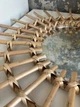 Настінне дзеркало плетена рама 44,5×44,5×1,7 см - зображення 6