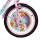 Детский велосипед 18" CORSO EMILY 2-х колесный для детей 6-8 лет рост 110-140 см с ручными и ножным тормозами и дополнительными колесами багажником корзиной звонок для девочки голубой - изображение 12