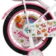 Детский велосипед 20" CORSO EMILY 2-х для девочки на возраст 6-9 лет 120-145 см с ручными и ножным тормозами и дополнительными колесами корзина звонок багажник для детей белый - изображение 10