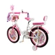 Детский велосипед 20" CORSO EMILY 2-х для девочки на возраст 6-9 лет 120-145 см с ручными и ножным тормозами и дополнительными колесами корзина звонок багажник для детей белый - изображение 11