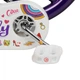 Детский велосипед Corso Emily 14" дюймов 2-х колесный для детей 4-5 лет рост: 90-105 см с корзинкой ручным и ножным тормозом звонком багажником для девочки фиолетовый - изображение 9