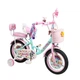 Велосипед Corso Emily 14" для детей 4-5 лет рост 90-105 см стальная рама, с ручным и ножной тормозом, корзинкой, багажником и украшениями для девочки голубой - изображение 7