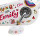 Велосипед Corso Emily 14" 4-5 лет 90-105 см двухколесный со стальной рамой ручным и ножным тормозом и дополнительными колесами для детей - изображение 10