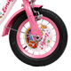 Велосипед Corso Emily 14" 4-5 лет 90-105 см двухколесный со стальной рамой ручным и ножным тормозом и дополнительными колесами для детей - изображение 11