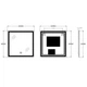 Дзеркало Zerix Mirra MR05-80x80 з LED Touch, Anti-fog, димером, регулятором яскравості (ZX6058) - зображення 3