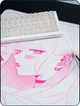 Игровой коврик для мыши ATK Anime Mouse Pad – Reverie 490×420 PINK - изображение 2