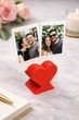 Підставка-тримач для фотографій у формі серця. Aivory - изображение 2