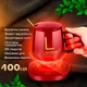 Чашка с подогревом на подставке чашка керамическая с ложкой 400мл Lucky Red - изображение 2