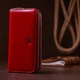 Кошелек женский из гладкой экокожи KIVI 19051 Темно-розовый - изображение 7