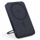 Зовнішній акумулятор Baseus PicoGo Qi2 Magnetic Power Bank with Rotatable Stand 5000mAh 20W Cosmic Black (with Simply Series Charging Cable Type-C - зображення 1
