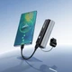 Зовнішній аккумулятор BOROFONE BJ87 Star power bank with flashlight and cable(5000mAh) Black - зображення 7