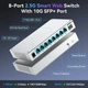 Керований мережевий комутатор SODOLA SL902-SWTGW218AS (8×2.5G RJ45, 1×10G SFP, Web Managed) - изображение 5