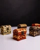 Шкатулка деревянная резная для украшений 7×7×5 см ручная работа липа - изображение 8