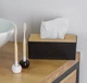 Коробка для серветок з дерев'яною кришкою LOW 2283BL, Чорна - зображення 7