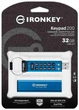Флеш-накопичувач USB3.2 32GB Kingston IronKey Keypad 200 Type-A Blue (IKKP200/32GB) - зображення 3