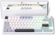 Беспроводная Клавиатура ATTACK SHARK X86 White с АЛЮМИНИЕВЫМ Корпусом. 2,4 ГГц/Bluetooth/кабель. Hot-Swap. Аккумулятор 4000 мАч. RGB-подсветка. Свитчи Matcha - изображение 1