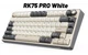 Клавиатура ROYAL KLUDGE R75 PRO Белая Беспроводная Трехрежимная Игровая Механическая 2.4G/Bluetooth/Кабель, RGB Подсветка, С поддержкой HOT-SWAP. Silver Pro Switch - изображение 1