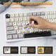 Беспроводная Клавиатура ATTACK SHARK X86 White с АЛЮМИНИЕВЫМ Корпусом. 2,4 ГГц/Bluetooth/кабель. Hot-Swap. Аккумулятор 4000 мАч. RGB-подсветка. Свитчи Matcha - изображение 5