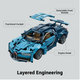 Конструктор техник машинка Bugatti TOPA 1037 деталей масштаб 1:14 N0454 - изображение 2