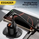 Автомобильное зарядное устройство 140W Essager LED-дисплей два порта USB-A+Type C быстрая зарядка для ноутбука QC3.0+PD3.1 зарядка в прикрыватель авто 12V-24V (ES-CC19) Black - изображение 5